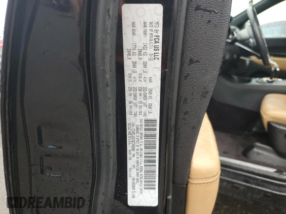 2016 Dodge Durango Citadel with VIN 1C4RDJEG7GC346904, listed as a Copart auction lot 58719145 with 166,786 mi miles and Salvage title. Bid and sale history available at DreamBid. Image 13.