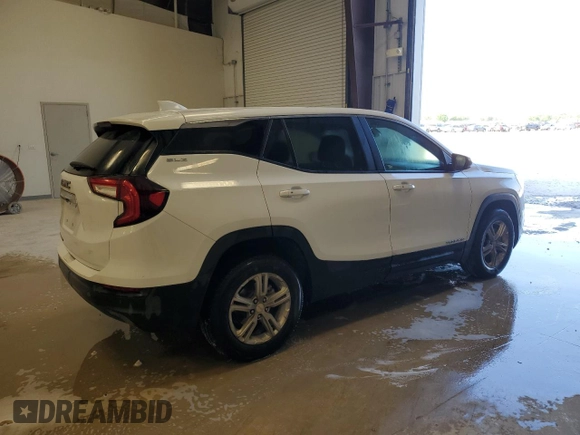 2022 GMC Terrain SLE with VIN 3GKALMEV5NL274672, listed as a Copart auction lot 52748315 with 104,547 mi miles and Clean Title. Bid and sale history available at carsss.com. Image 3.