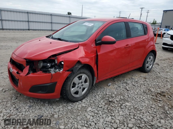 2015 Chevrolet Sonic LS with VIN 1G1JB6SH2F4156670, listed as a Copart auction lot 61572825 with 111,373 mi miles and Clean title. Bid and sale history available at DreamBid. Image 1.