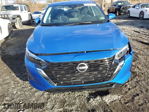 2024 Nissan Sentra SV with VIN 3N1AB8CV4RY265045, listed as a Copart auction lot 80124124 with 5,232 mi miles and Salvage Title. Bid and sale history available at carsss.com. Image 5.