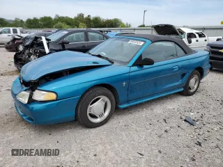 1994 Ford Mustang with VIN 1FALP4446RF132080, listed as a Copart auction lot 69632624 with 187,458 mi miles and Salvage title. Bid and sale history available at DreamBid. Image 1.