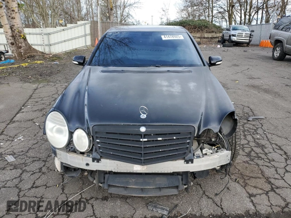 2007 Mercedes-Benz E 63 AMG with VIN WDBUF77X37B062856, listed as a Copart auction lot 41478925 with 110,431 mi miles and Salvage Title. Bid and sale history available at carsss.com. Image 5.