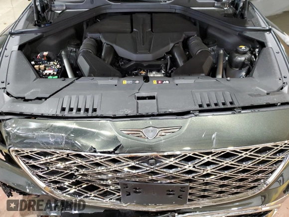 2025 Genesis GV80 Prestige z VIN KMUHEESC4SU250360, wystawiony jako Copart lot #55827155 z przebiegiem 3 214 mil mil oraz Szkoda całkowita • Salvage title. Historia ofert i sprzedaży dostępna na DreamBid. Obrazek 12.