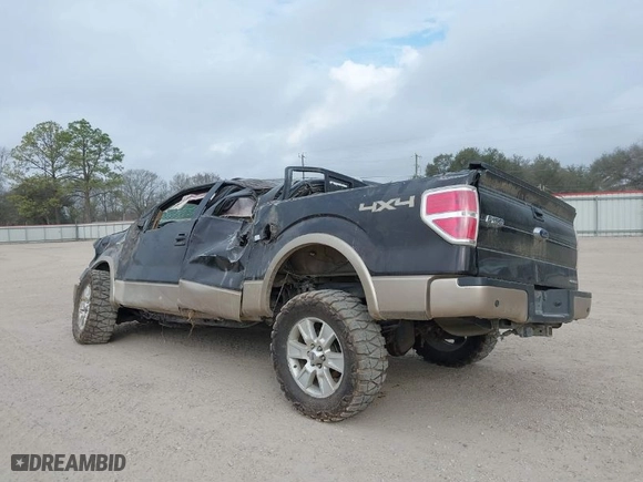 2013 Ford F-150 XL with VIN 1FTFW1EF3DKF17766, listed as a IAAI auction lot 41489124 with 276,816 mi miles. Bid and sale history available at carsss.com. Image 3.