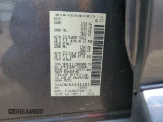 2020 Nissan Murano SV z VIN 5N1AZ2BJ3LN141305, wystawiony jako Copart lot #51863965 z przebiegiem 100 070 mil mil oraz Szkoda całkowita • Salvage title. Historia ofert i sprzedaży dostępna na DreamBid. Obrazek 15.