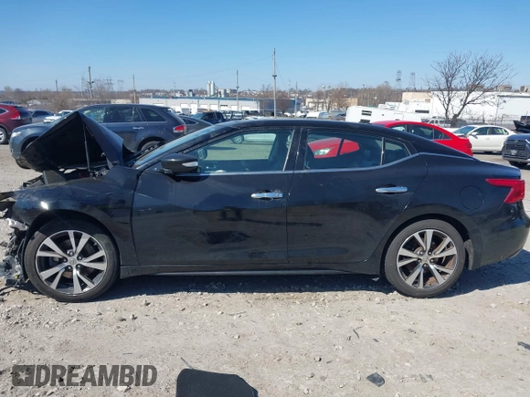 2017 Nissan Maxima SV with VIN 1N4AA6AP1HC437294, listed as a IAAI auction lot 41761296 with 1 mi miles. Bid and sale history available at carsss.com. Image 13.