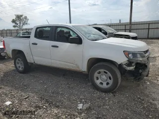 2021 Chevrolet Colorado 2WD Work Truck with VIN 1GCGSBEA2M1100641, listed as a Copart auction lot 72849134 with 58,538 mi miles and Salvage Title. Bid and sale history available at carsss.com. Image 4.