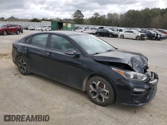 2020 Kia Forte LXS with VIN 3KPF24AD8LE190784, listed as a Copart auction lot 48548925 with 60,860 mi miles and Salvage Title. Bid and sale history available at carsss.com. Image 4.