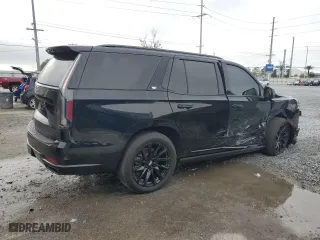 2022 Cadillac Escalade Sport Platinum with VIN 1GYS4GKL5NR304077, listed as a Copart auction lot 86529834 with 41,887 mi miles and Salvage Title. Bid and sale history available at carsss.com. Image 3.