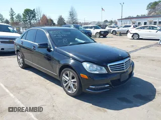 2014 Mercedes-Benz C-Class C 300 Sport with VIN WDDGF8ABXEG227681, listed as a IAAI auction lot 41786079 with 141,951 mi miles. Bid and sale history available at carsss.com. Image 1.
