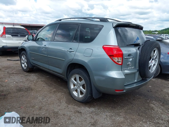 2008 Toyota RAV4 Limited with VIN JTMZD31V185080480, listed as a IAAI auction lot 42207888 with 109,600 mi miles and . Bid and sale history available at DreamBid. Image 3.