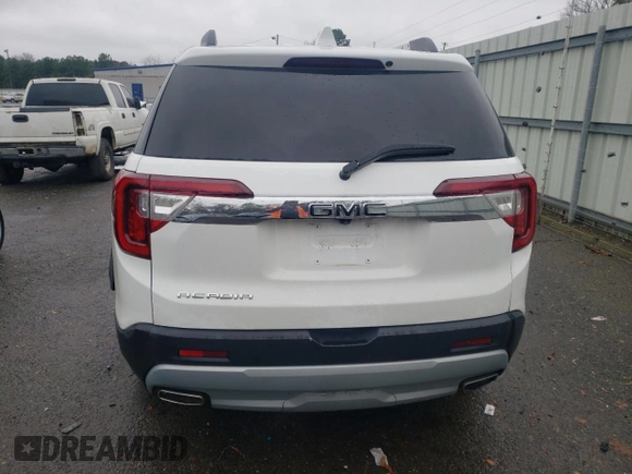 2021 GMC Acadia SLE with VIN 1GKKNKLS6MZ153572, listed as a Copart auction lot 41686545 with 57,246 mi miles and Salvage Title. Bid and sale history available at DreamBid. Image 6.