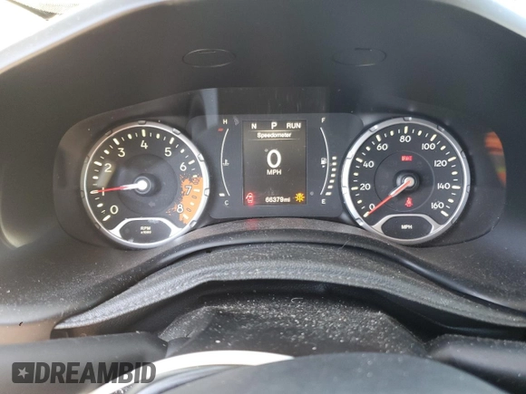 2017 Jeep Renegade Altitude with VIN ZACCJABB5HPE42535, listed as a Copart auction lot 55996775 with 66,379 mi miles and Salvage title. Bid and sale history available at DreamBid. Image 9.