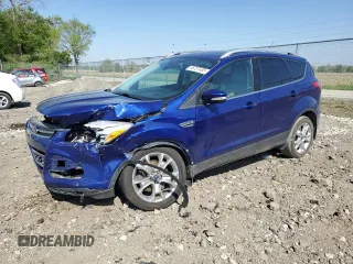 2015 Ford Escape Titanium with VIN 1FMCU9J93FUC76480, listed as a Copart auction lot 55727435 with 98,133 mi miles and Clean title. Bid and sale history available at DreamBid. Image 1.