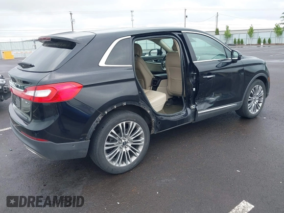 2017 Lincoln MKX Reserve with VIN 2LMPJ8LR7HBL30488, listed as a IAAI auction lot 42294191 with 64,246 mi miles and . Bid and sale history available at DreamBid. Image 4.