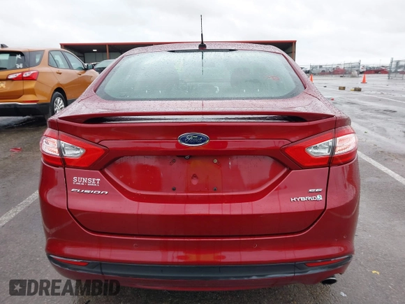 2014 Ford Fusion SE Hybrid with VIN 3FA6P0LU6ER315743, listed as a IAAI auction lot 41212111 with 83,433 mi miles. Bid and sale history available at carsss.com. Image 17.