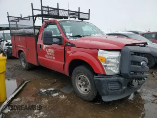 2013 Ford F-250 XL with VIN 1FTBF2A60DEA24779, listed as a Copart auction lot 79751444 with 115,377 mi miles and Salvage Title. Bid and sale history available at DreamBid. Image 4.