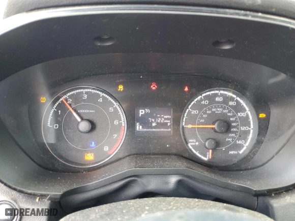 2019 Subaru Impreza with VIN 4S3GKAA61K3621640, listed as a Copart auction lot 52936795 with 74,122 mi miles and Clean Title. Bid and sale history available at carsss.com. Image 9.