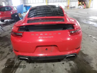 2017 Porsche 911 Carrera with VIN WP0AA2A90HS106569, listed as a Copart auction lot 70672552 with 48,652 mi miles. Bid and sale history available at carsss.com. Image 6.