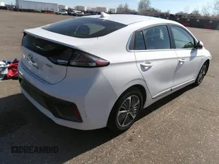 2020 Hyundai Ioniq Limited with VIN KMHCX5LD3LU241239, listed as a IAAI auction lot 41628238 with 30,662 mi miles and . Bid and sale history available at DreamBid. Image 4.