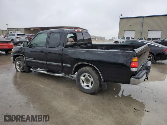 2001 Toyota Tundra SR5 with VIN 5TBRT34111S218653, listed as a Copart auction lot 45156965 with 238,537 mi miles and Salvage Title. Bid and sale history available at DreamBid. Image 2.