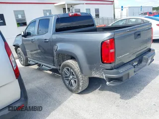 2021 Chevrolet Colorado 2WD Work Truck with VIN 1GCGSBEA0M1114232, listed as a IAAI auction lot 42756438 with 54,308 mi miles and . Bid and sale history available at DreamBid. Image 3.