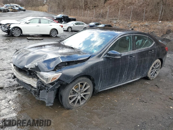 2018 Acura TLX Technology z VIN 19UUB3F54JA002735, wystawiony jako Copart lot #82657074 z przebiegiem 44 392 mil mil oraz Szkoda całkowita • Salvage title. Historia ofert i sprzedaży dostępna na DreamBid. Obrazek 1.