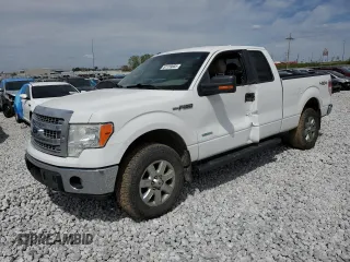 2014 Ford F-150 XL with VIN 1FTFX1ET8EFA56058, listed as a Copart auction lot 51159885 with 199,689 mi miles and Salvage Title. Bid and sale history available at carsss.com. Image 1.