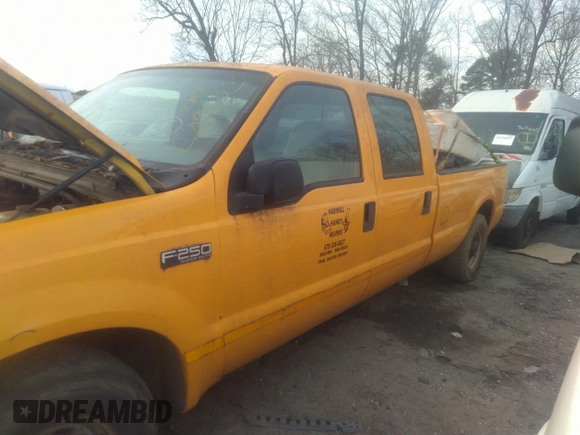2001 Ford F-250 XL with VIN 1FTNW20L11EC09603, listed as a IAAI auction lot 41454704 with 372,531 mi miles and . Bid and sale history available at DreamBid. Image 6.