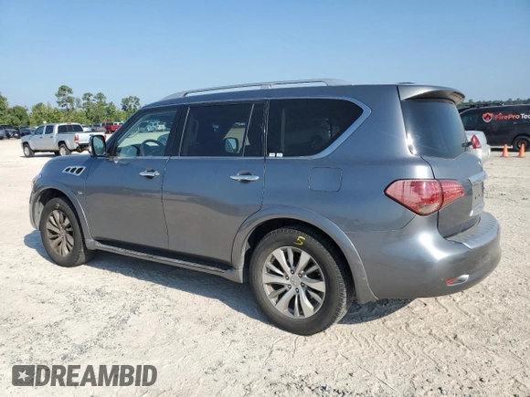 2015 Infiniti QX80 with VIN JN8AZ2NE1F9082811, listed as a Copart auction lot 71724744 with 94,112 mi miles and Salvage Title. Bid and sale history available at carsss.com. Image 2.