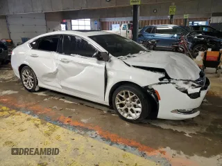2016 Chrysler 200 C with VIN 1C3CCCEG8GN130783, listed as a Copart auction lot 45719055 with 0 mi miles and Salvage Title. Bid and sale history available at carsss.com. Image 4.