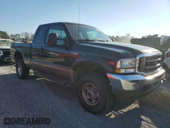 2003 Ford Super Duty F-250 XL with VIN 1FTNX21S03EB08722, listed as a Copart auction lot 75127904 with 95,623 mi miles and Salvage Title. Bid and sale history available at carsss.com. Image 4.