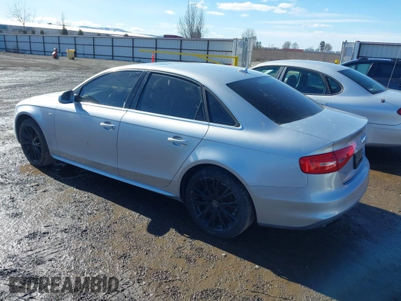 2015 Audi A4 Premium with VIN WAUBFAFL6FN036248, listed as a IAAI auction lot 41652916 with 119,154 mi miles. Bid and sale history available at carsss.com. Image 3.