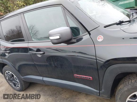2015 Jeep Renegade Trailhawk with VIN ZACCJBCT0FPC45038, listed as a IAAI auction lot 41796152 with 91,456 mi miles and . Bid and sale history available at DreamBid. Image 13.