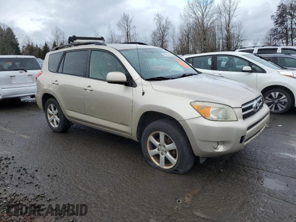 2008 Toyota RAV4 Ltd with VIN JTMBK31V986034557, listed as a Copart auction lot 45753415 with 145,186 mi miles and Salvage Title. Bid and sale history available at carsss.com. Image 4.
