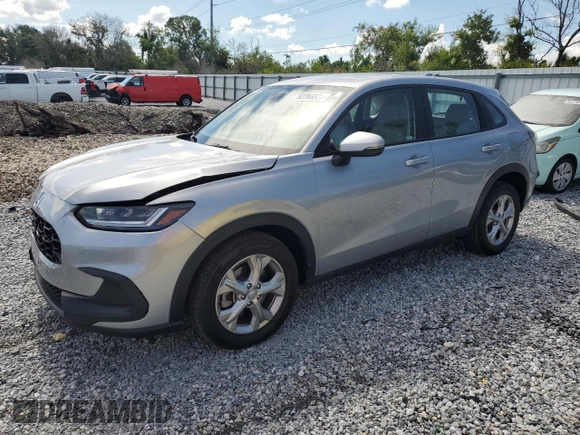 2023 Honda HR-V LX with VIN 3CZRZ2H34PM749084, listed as a Copart auction lot 62288875 with 14,863 mi miles and Salvage title. Bid and sale history available at DreamBid. Image 1.