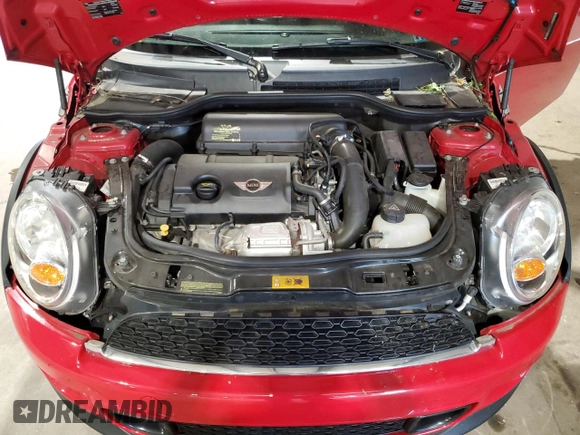 2013 MINI Convertible S with VIN WMWZP3C51DT551227, listed as a Copart auction lot 55432645 with 23,995 mi miles and Salvage Title. Bid and sale history available at DreamBid. Image 11.
