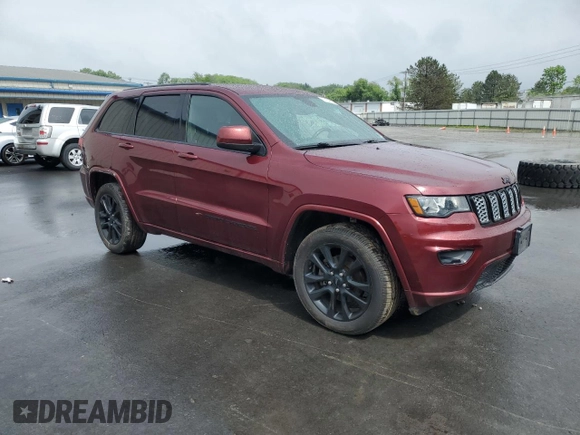 2020 Jeep Grand Cherokee Altitude with VIN 1C4RJFAG0LC209941, listed as a Copart auction lot 60164005 with 92,786 mi miles and Salvage title. Bid and sale history available at DreamBid. Image 4.