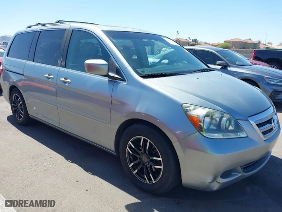 2006 Honda Odyssey EX-L with VIN 5FNRL38736B093902, listed as a IAAI auction lot 41812491 with 147,770 mi miles. Bid and sale history available at carsss.com. Image 1.