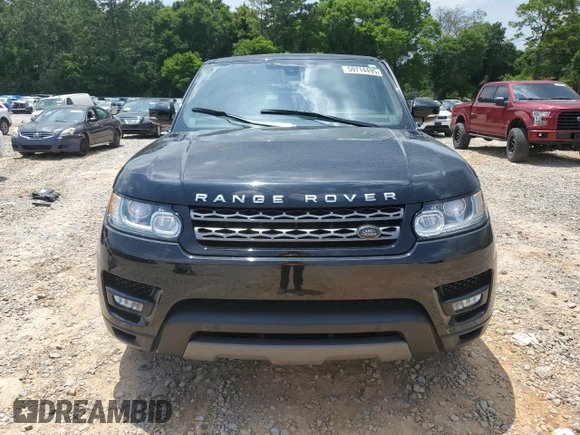 2016 Land Rover Range Rover Sport SE with VIN SALWG2PFXGA658935, listed as a Copart auction lot 59714495 with 64,202 mi miles and Salvage title. Bid and sale history available at DreamBid. Image 5.