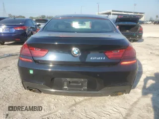 2015 BMW 6 Series 650i xDrive with VIN WBA6B4C55FD761530, listed as a Copart auction lot 75430464 with 18,729 mi miles and Salvage Title. Bid and sale history available at DreamBid. Image 6.