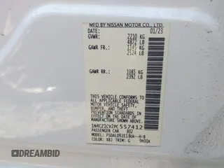 2023 Nissan LEAF SV Plus with VIN 1N4CZ1CV2PC557412, listed as a IAAI auction lot 41814701 with 28,513 mi miles and . Bid and sale history available at DreamBid. Image 9.