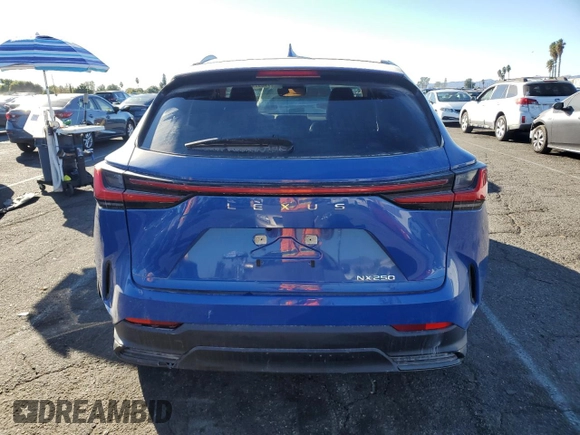 2022 Lexus NX with VIN JTJADCAZ4N5002395, listed as a Copart auction lot 79897404 with 13,612 mi miles and Salvage Title. Bid and sale history available at carsss.com. Image 6.