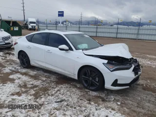 2024 Acura Integra w/A-Spec Technology Package with VIN 19UDE4H68RA018144, listed as a Copart auction lot 42214865 with 0 mi miles and Salvage Title. Bid and sale history available at carsss.com. Image 4.