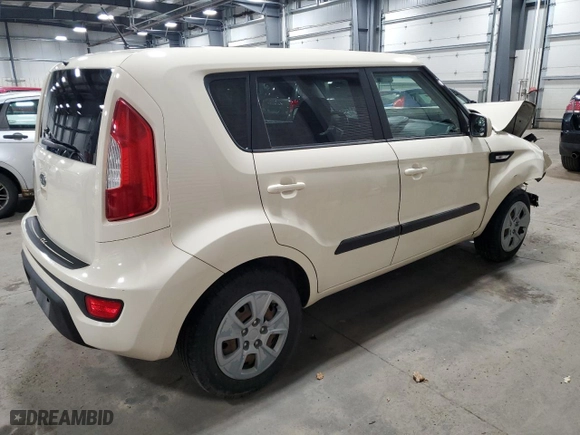 2012 Kia Soul with VIN KNDJT2A56C7463886, listed as a Copart auction lot 49242135 with 111,003 mi miles and Salvage Title. Bid and sale history available at carsss.com. Image 3.