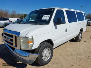 2009 Ford Econoline Wagon XL with VIN 1FBSS31L49DA13485, listed as a IAAI auction lot 41644578 with 126,803 mi miles. Bid and sale history available at carsss.com. Image 2.
