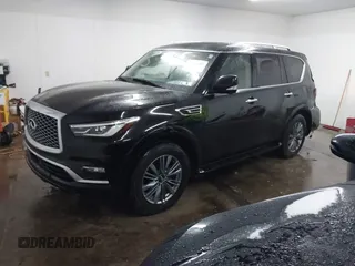 2021 Infiniti QX80 Luxe with VIN JN8AZ2AE7M9271868, listed as a IAAI auction lot 41220686 with 60,782 mi miles and . Bid and sale history available at DreamBid. Image 19.