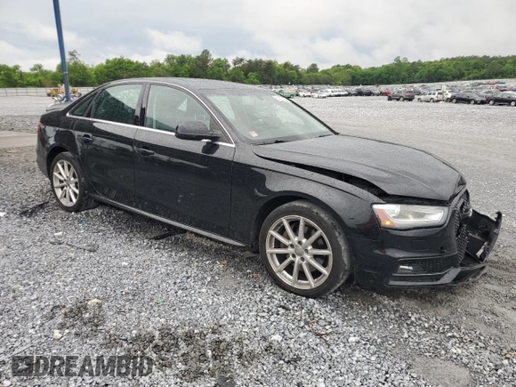 2014 Audi A4 Premium Plus z VIN WAUFFAFL1EN006459, wystawiony jako Copart lot #54127535 z przebiegiem 126 842 mil mil oraz Szkoda całkowita • Salvage title. Historia ofert i sprzedaży dostępna na DreamBid. Obrazek 4.