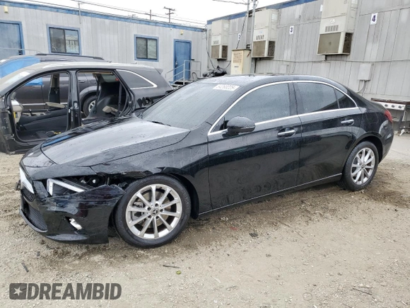 2020 Mercedes-Benz A 220 with VIN WDD3G4EB8LW038657, listed as a Copart auction lot 54268225 with 15,153 mi miles and Salvage title. Bid and sale history available at DreamBid. Image 1.