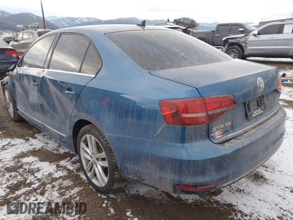 2017 Volkswagen Jetta SEL with VIN 3VWL17AJ6HM397343, listed as a IAAI auction lot 41038103 with 75,752 mi miles and . Bid and sale history available at DreamBid. Image 3.